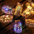 LED Solar Fairy Mason Jar Light Party Wedding Garden Decor (Multicolor 1m) Newly