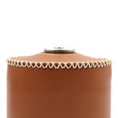 PU Leather Gas Canister Bag Cover LPG Fuel Can Protective Sleeve Brown (S) Newly