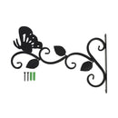Metal Hanging Flower Plant Basketball Wind Chime Hook Hanger for Balcony Home Decor