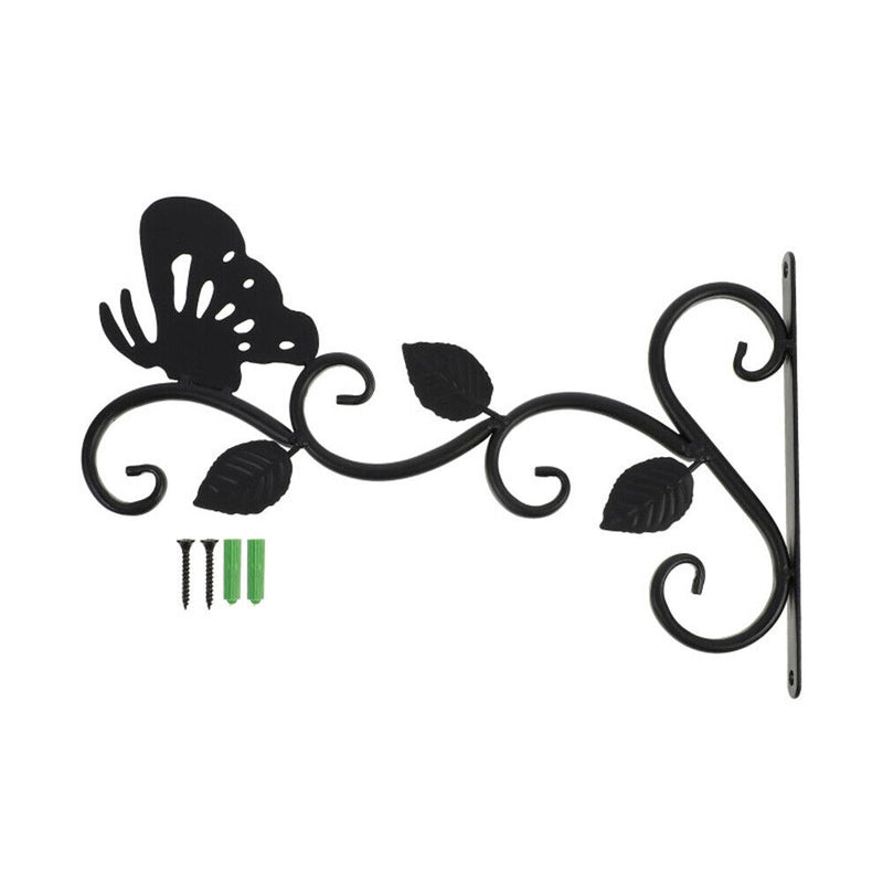 Metal Hanging Flower Plant Basketball Wind Chime Hook Hanger for Balcony Home Decor
