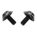 2pcs GUB G-510 Mountain Bike Water Bottle Holder Cage Screws Bolts (Black)
