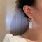 Wedding Square Crystal Earrings Luxury Earrings Bridal Jewelry Drop Earrings