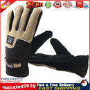 1 Pair Cycling Full Finger Fleece Gloves Anti-Freeze Gloves (Men Coffee) Newly