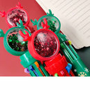 Elementary School Ten Color Pen Christmas Ballpoint Pen Stationery Santa Claus