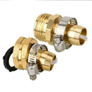 Garden Hose Repair Mender Kit Hose Connector 3/4 Male Set Connector V7J5
