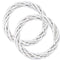 Door Vine Ring White Wreath Wreath Wicker Christmas Rattan Ring Garland Hanging
