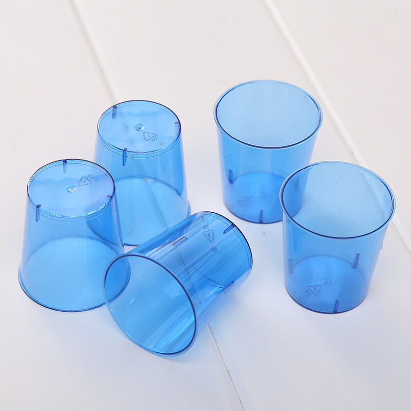 10pcs Disposable 30ml Glasses Cups Plastic Cup Neon Pa Bar Colourful CLLL Y4L8