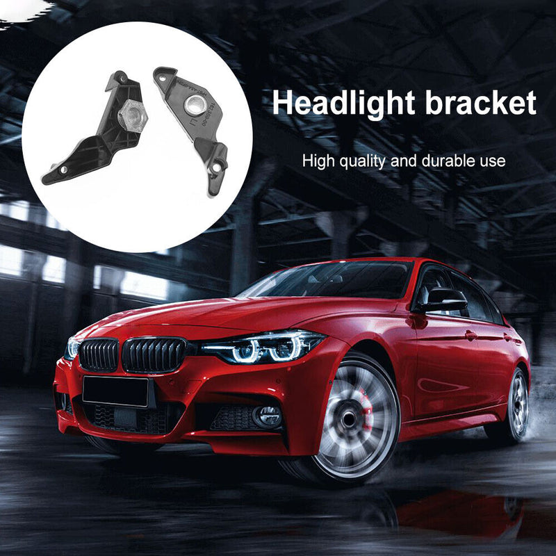 2pcs Car Front Headlight Repair Kit Auto Accessories Black for 5 Series E60 E61