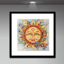 DIY Diamond Painting Cross Stitch Cartoon Sun Embroidery Rhinestones Needlework
