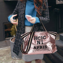 Letters Glitter Crossbody Shopping Bags Women Girl Large Shoulder Travel Handbag
