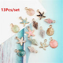 Craft Making Sea Shell Ocean Pendants Handmade Accessories Conch Charms