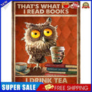 #A 5D DIY Diamond Painting Owl Full Round Drill Rhinestone Picture Kit Home Deco