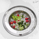 Steel Waste Drainer Colander Sink Strainer Filter Basket Food Hair Stopper