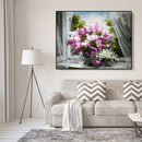 Painting By Numbers DIY Bouquet Canvas Oil Art Picture Craft Home Wall Decor Kit