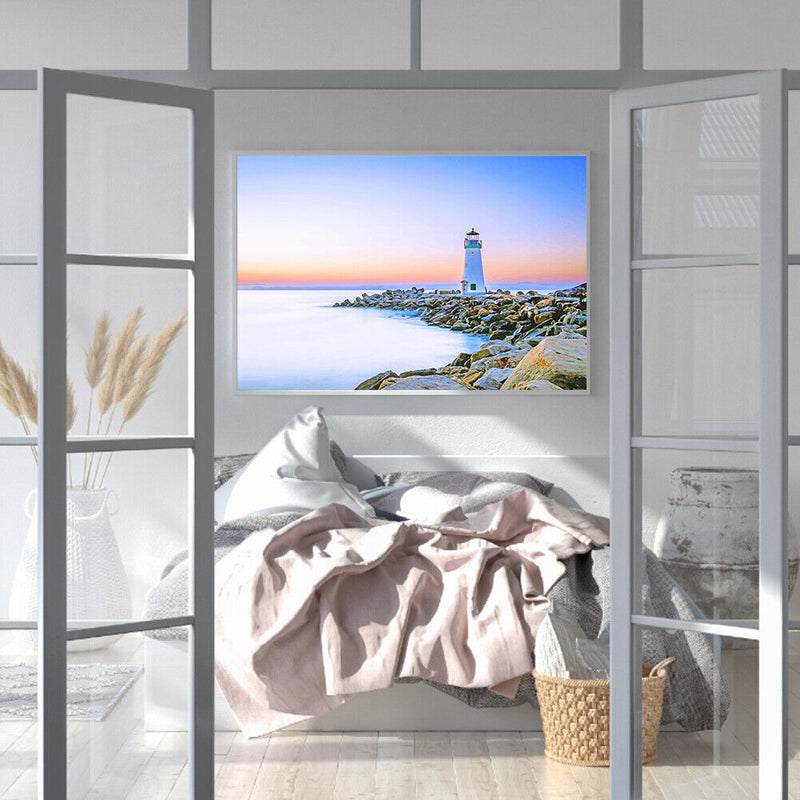 Lighthouse 50x40cm Oil Paint By Numbers Picture DIY M786