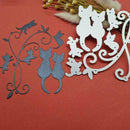 1x Love Cats Metal Cutting Dies Scrapbooking Cuts Cards Making Stencil C0W9