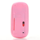Optical Wireless Mouse 2.4G Receiver Ultra-thin for Computer PC pink
