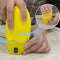 Kitchen Electric Golden Egg Maker Yolk White Mixer Egg Shaker (US Yellow)