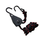 Adjustable Hanging Lanyard Tent Lamp Lifting Pulley Hook (3/8 inch Metal) Newly