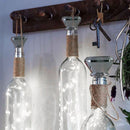 10pcs LED Solar Bottle String Light Diamond Cork Fairy Lamp Decor (White) Newly