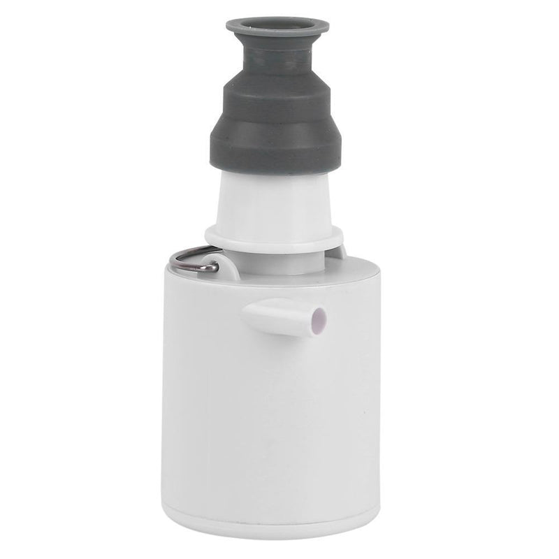 Mini Air Pump 1300mAh Rechargeable Air Pump Quick Inflate Deflate (White)