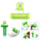 Hanging Rolling Tube Toothpaste Squeezer Facial Cleanser Dispenser (Green) Newly