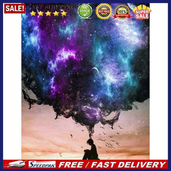 Memory Starry Oil Paint By Numbers Kits Canvas Picture Wall Art DIY Craft C