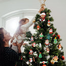 24 Days Christmas Countdown Advent Calendar Xmas Tree Hanging Ornaments Set Gift