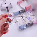 Octagon Metal Anti Blue light Eye wear Vision Care Anti-blue Glasses Eyeglasses