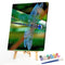 DIY Paint By Number Kit Colorful Dragonfly Animals No Frame for Home Decor