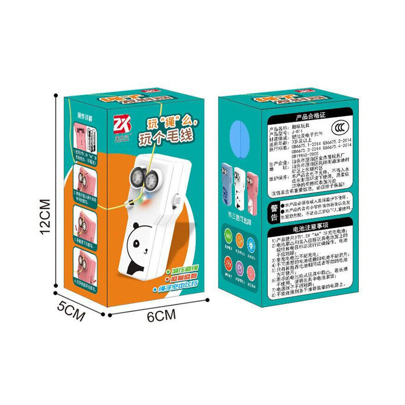 Cartoon Electric Rope Launcher Funny Cat Thruster Interaction with Pets Gifts