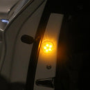 2pcs LED Car Door Warning Lights Anti Rear-end Collision Lamps (Yellow 5LED