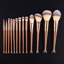 13pcs Foundation Blending Powder Eyeshadow Contour Concealer Blush Brushes