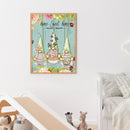 5D DIY Diamond Painting Happy Easter Gnomes Full Round Drill Crafts Mosaic