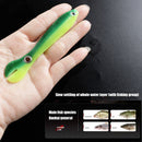 5pcs 10cm 6g Artificial Soft Loach Fishing Lures Crankbait + 5pcs Barbed Ho
