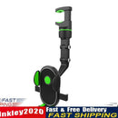 Car Phone Holder 960 Rotatable Rearview Mirror Hanging Bracket (Green) Newly