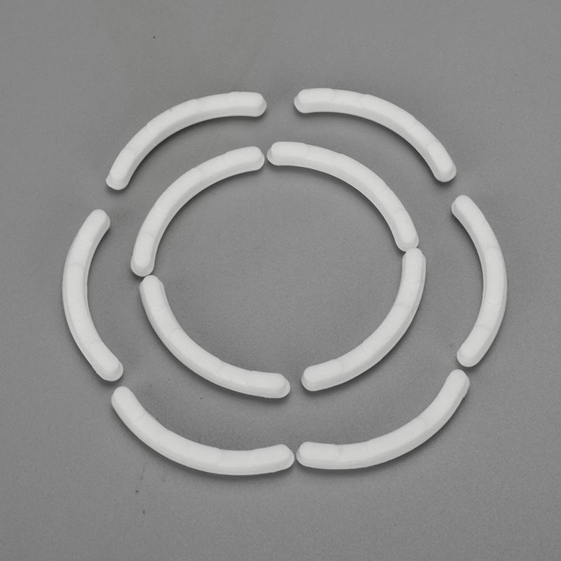 10pcs Silicone Eyelashes Curler Replacement Refill Pads Makeup Tools/White