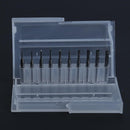 10Pcs/Box 1/8 Inch 0.8-3.17mm PCB Engraving Cutter Rotary CNC End Mill
