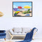 Beach Parasol Oil Paint By Numbers Kits DIY Handpainted on Canvas Wall Art
