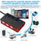 QC3.0 Cigarette Lighter 3 Socket 180W Power Adapter USB Car Charger (Red) Newly