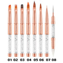Pen Acrylic Nail Brush Nail Art Brush Manicure Powder  Bursh For Acrylic Powder