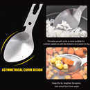 Multifunctional Stainless Steel EDC Spork Fork Spoon Bottle Opener for Picn