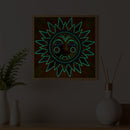 5D Part Special Shaped Drill Luminous Diamond Painting Sun God Art (GT104) Newly
