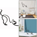 Home Ornament Cat Sculpture Art Sculpture Abstract Line Ornament Cat Decoration
