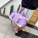 Fashion Women Waterproof Shoulder Bag Oxford Cloth Fitness Suitcase Handbags