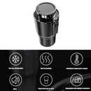 12V 2 in 1 Car Cup Holder Cooler Warmer for Drink Can Baby Bottle (Black)