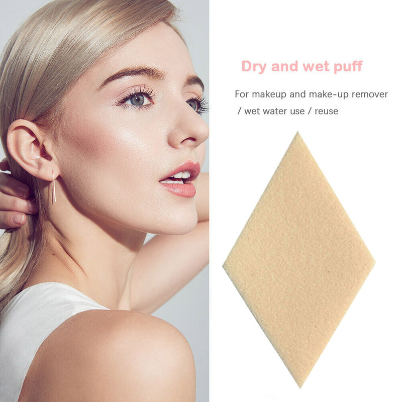 Diamond Powder Puffs Hydrophilic Sponge Facial Smooth Makeup Tool for Women