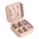 Candy Color Jewelry Storage Holder Earrings Necklace Ring Travel Portable Box