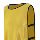 Scrimmage Team Practice Vests Pinnies Team Practice Bibs (Yellow M Kids)