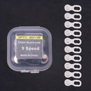 5 Pairs MTB Chain Link Connector Set Bicycle Chain Joint Buckle (9 Speed) Newly